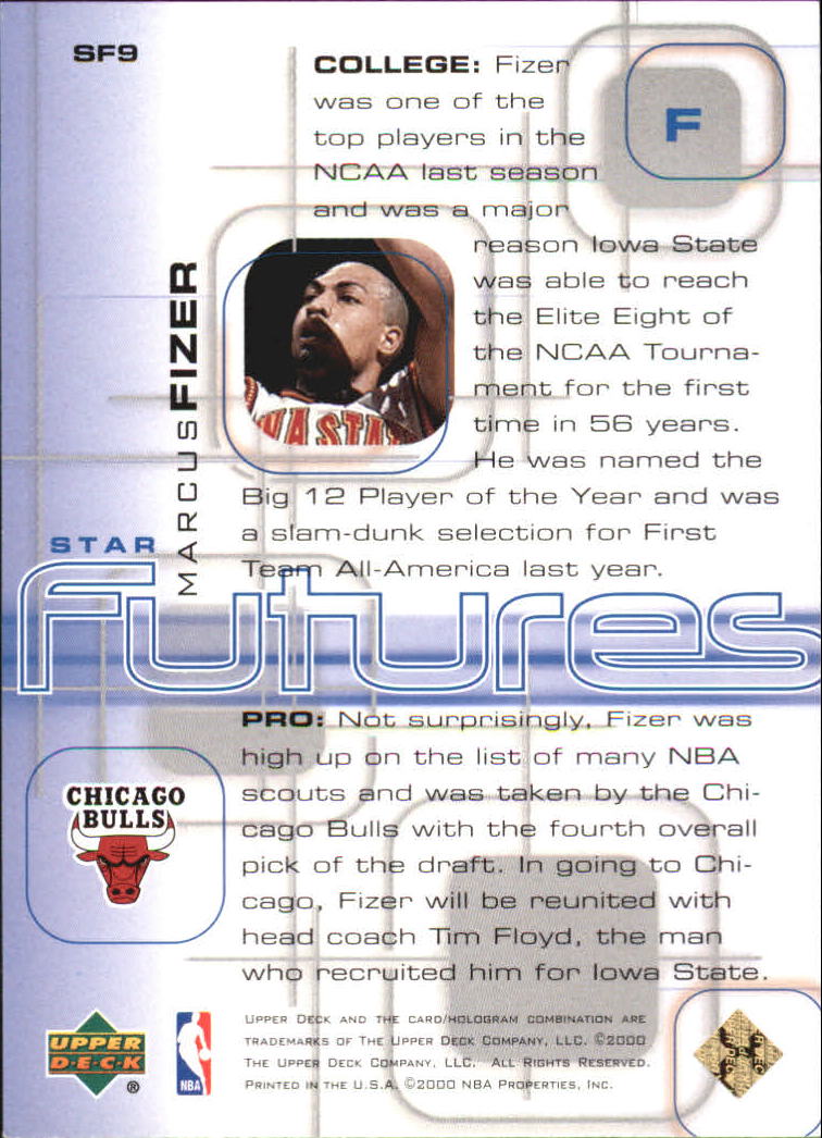 2000-01 UD Pros and Prospects Basketball Star Futures Insert Singles -You Choose - Picture 16 of 18