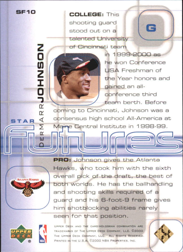 2000-01 UD Pros and Prospects Basketball Star Futures Insert Singles -You Choose - Picture 18 of 18