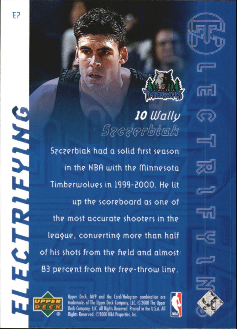 2000-01 Upper Deck MVP Basketball Electrifying Insert Singles - You Choose - Picture 13 of 17