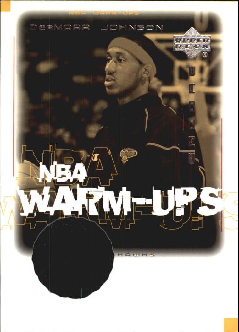 2000-01 Upper Deck Encore NBA Warm-Ups #DJW DerMarr Johnson