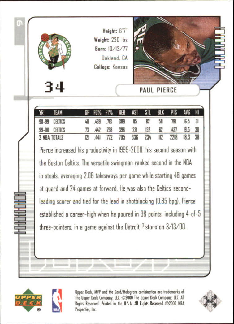 2000-01 Upper Deck MVP Basketball Silver Script Parallel Singles - You Choose - Bild 19 von 351