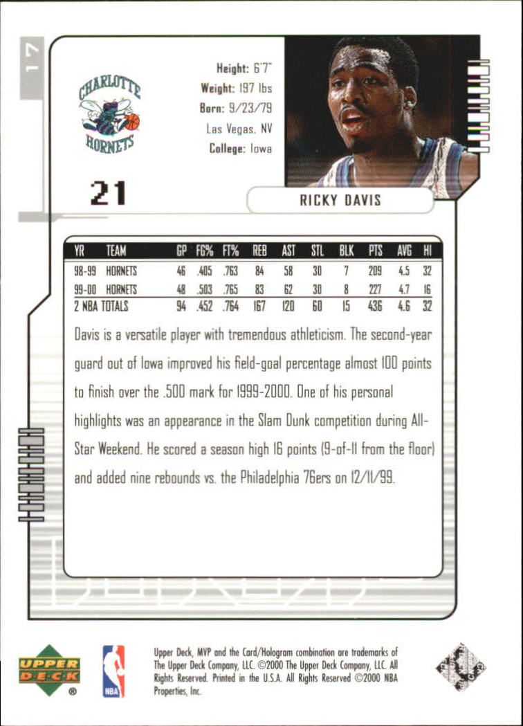 2000-01 Upper Deck MVP Basketball Silver Script Parallel Singles - You Choose - Bild 35 von 351