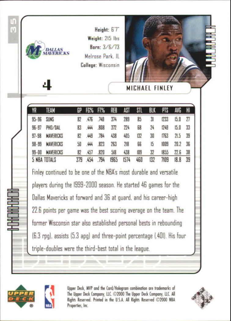 2000-01 Upper Deck MVP Basketball Silver Script Parallel Singles - You Choose - Bild 63 von 351