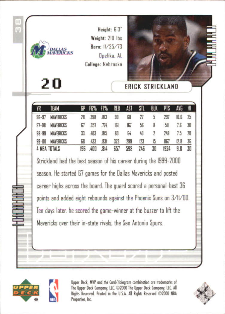 2000-01 Upper Deck MVP Basketball Silver Script Parallel Singles - You Choose - Bild 65 von 351