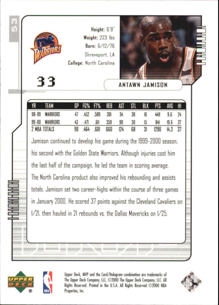 2000-01 Upper Deck MVP Basketball Silver Script Parallel Singles - You Choose - Bild 93 von 351