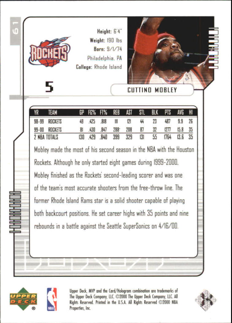 2000-01 Upper Deck MVP Basketball Silver Script Parallel Singles - You Choose - Bild 107 von 351