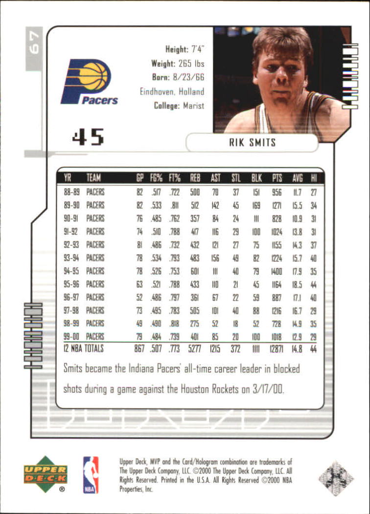 2000-01 Upper Deck MVP Basketball Silver Script Parallel Singles - You Choose - Bild 117 von 351