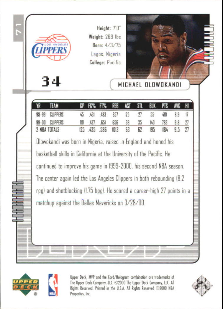 2000-01 Upper Deck MVP Basketball Silver Script Parallel Singles - You Choose - Bild 123 von 351