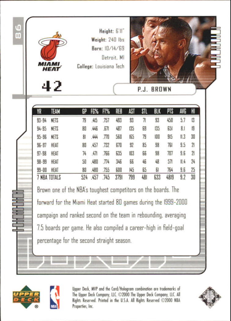 2000-01 Upper Deck MVP Basketball Silver Script Parallel Singles - You Choose - Bild 149 von 351