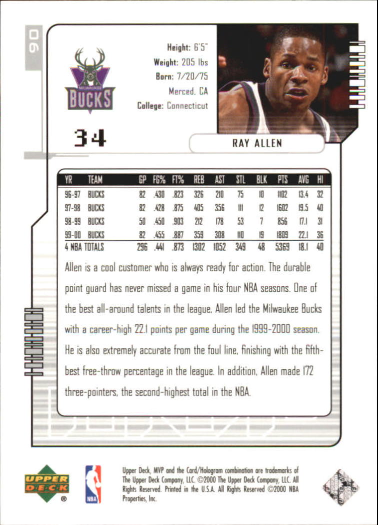 2000-01 Upper Deck MVP Basketball Silver Script Parallel Singles - You Choose - Bild 157 von 351