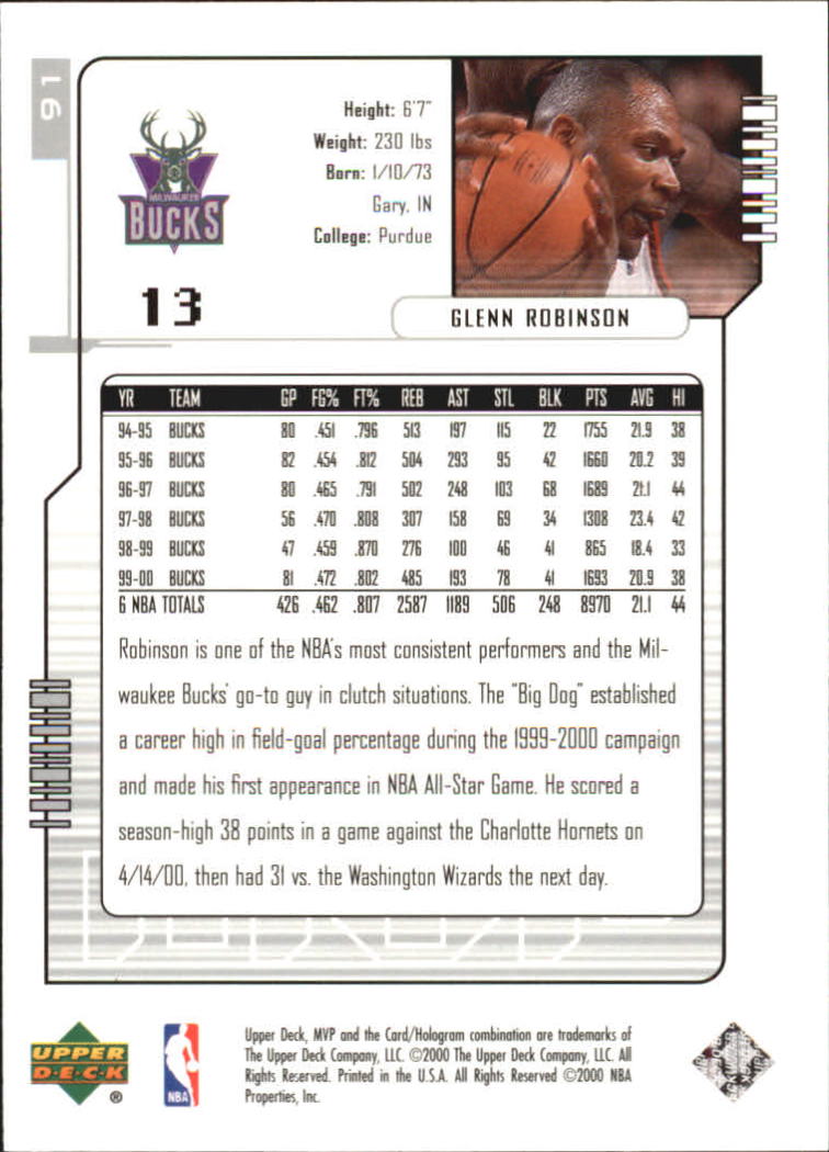 2000-01 Upper Deck MVP Basketball Silver Script Parallel Singles - You Choose - Bild 159 von 351