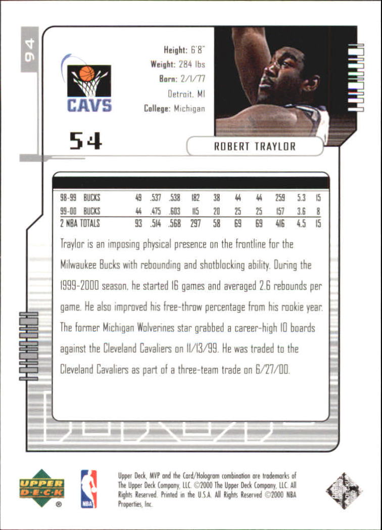 2000-01 Upper Deck MVP Basketball Silver Script Parallel Singles - You Choose - Bild 165 von 351