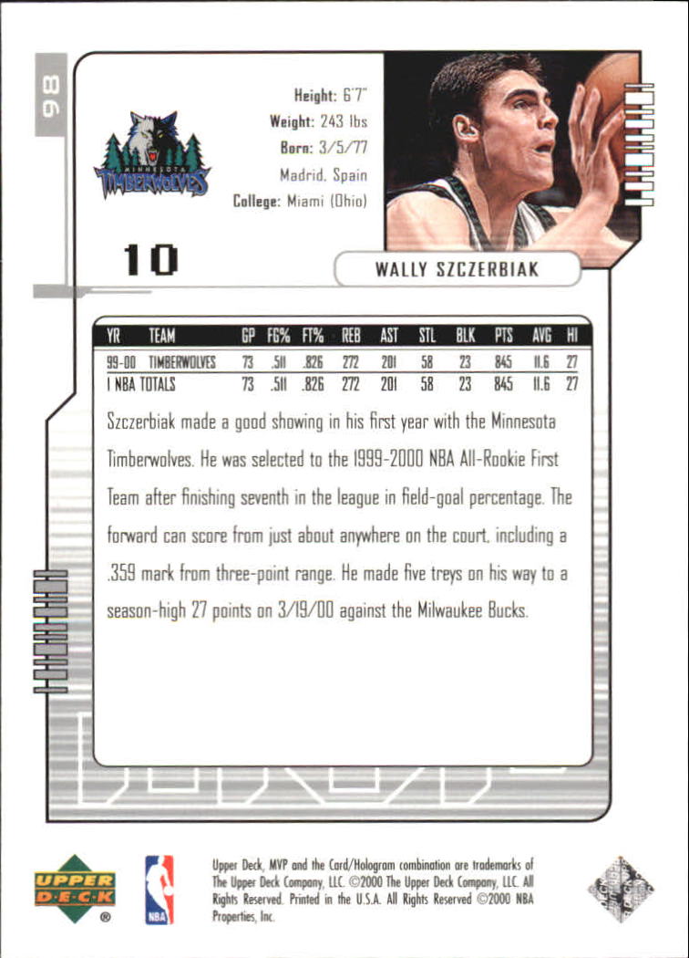 2000-01 Upper Deck MVP Basketball Silver Script Parallel Singles - You Choose - Bild 167 von 351