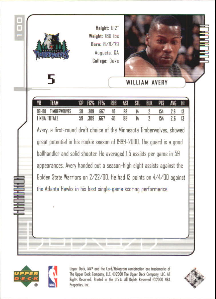 2000-01 Upper Deck MVP Basketball Silver Script Parallel Singles - You Choose - Bild 171 von 351