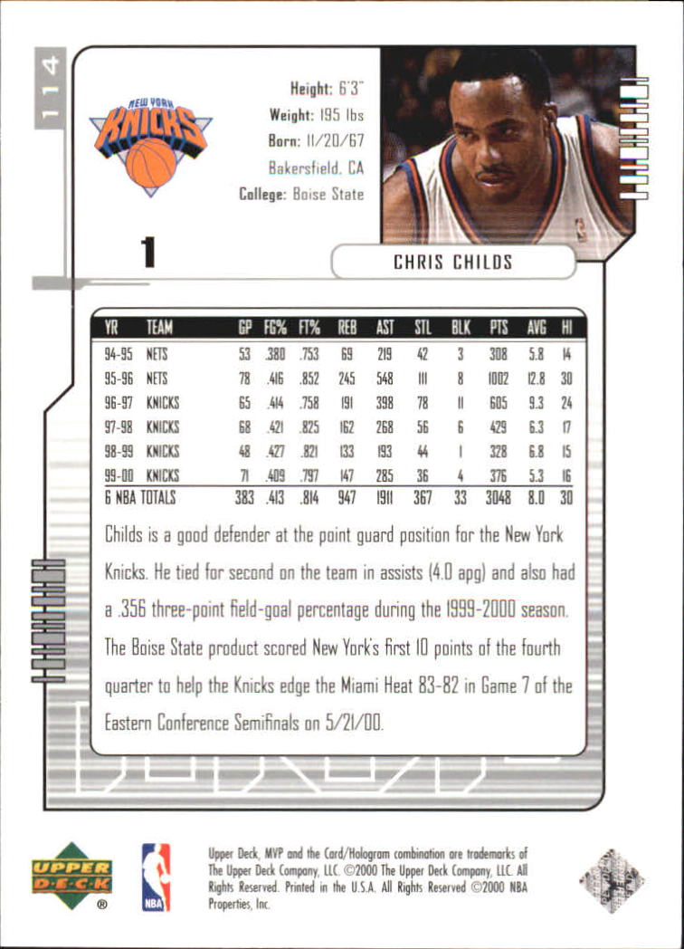 2000-01 Upper Deck MVP Basketball Silver Script Parallel Singles - You Choose - Bild 196 von 351