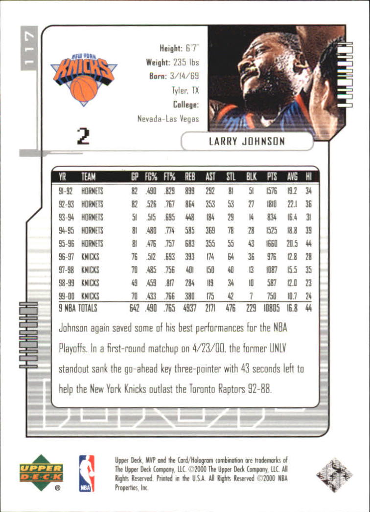 2000-01 Upper Deck MVP Basketball Silver Script Parallel Singles - You Choose - Bild 202 von 351