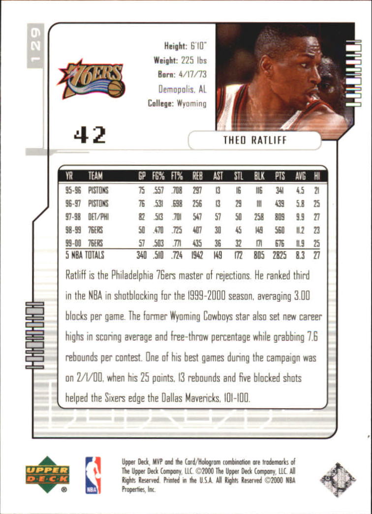 2000-01 Upper Deck MVP Basketball Silver Script Parallel Singles - You Choose - Bild 224 von 351