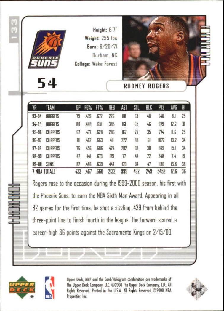 2000-01 Upper Deck MVP Basketball Silver Script Parallel Singles - You Choose - Bild 230 von 351