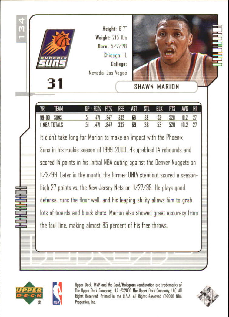 2000-01 Upper Deck MVP Basketball Silver Script Parallel Singles - You Choose - Bild 232 von 351