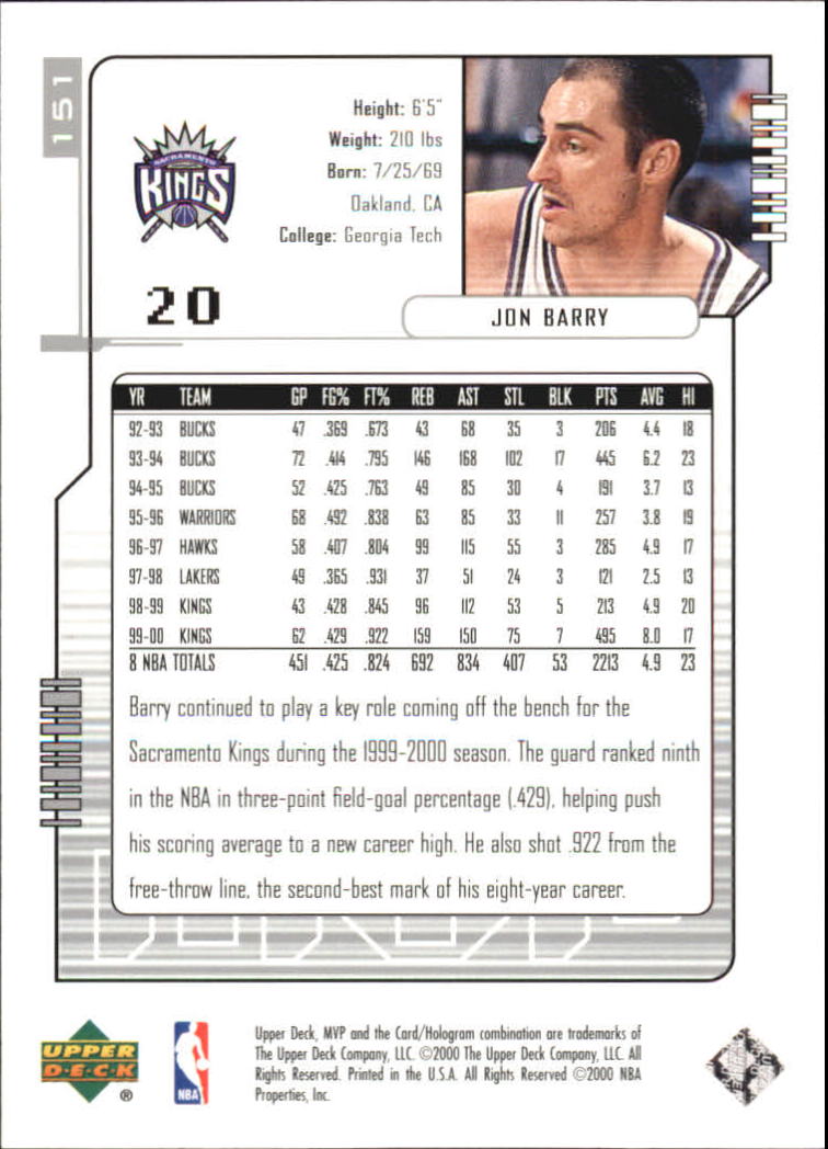2000-01 Upper Deck MVP Basketball Silver Script Parallel Singles - You Choose - Bild 260 von 351