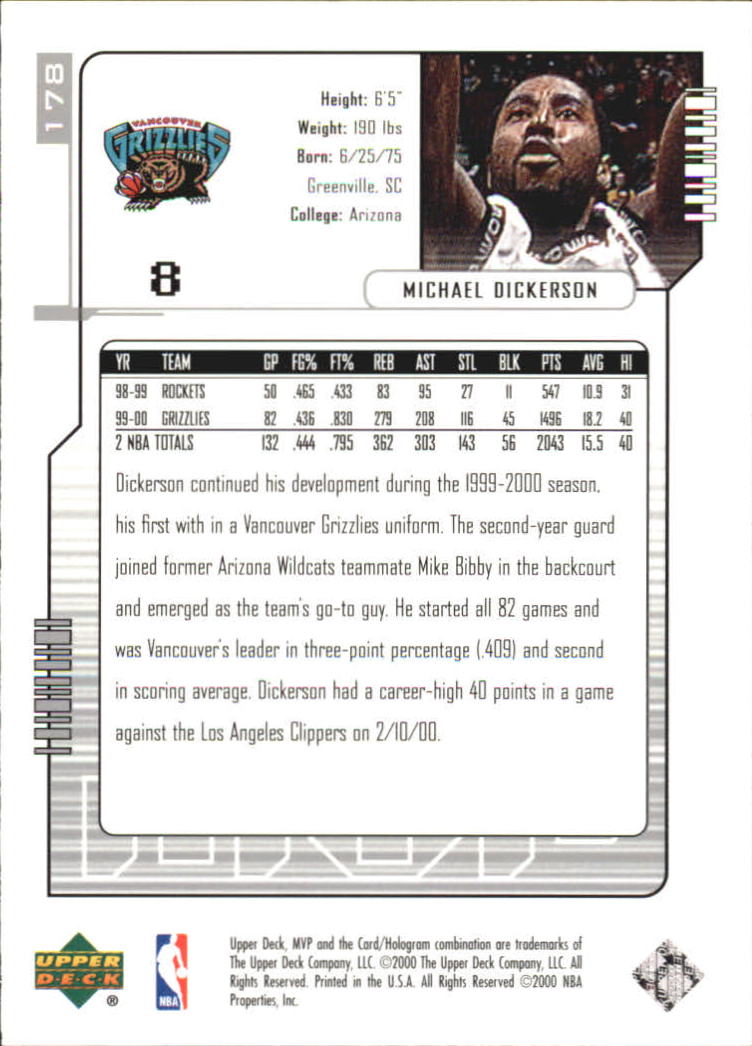 2000-01 Upper Deck MVP Basketball Silver Script Parallel Singles - You Choose - Bild 296 von 351
