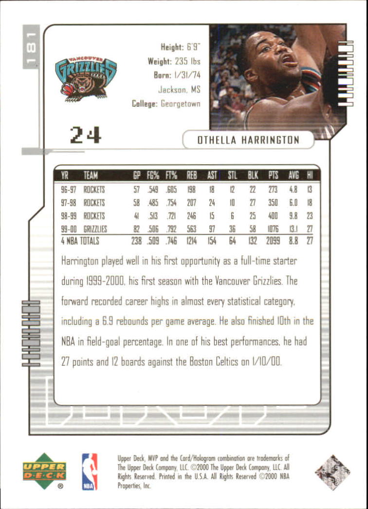 2000-01 Upper Deck MVP Basketball Silver Script Parallel Singles - You Choose - Bild 300 von 351