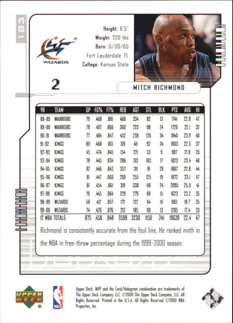2000-01 Upper Deck MVP Basketball Silver Script Parallel Singles - You Choose - Bild 304 von 351