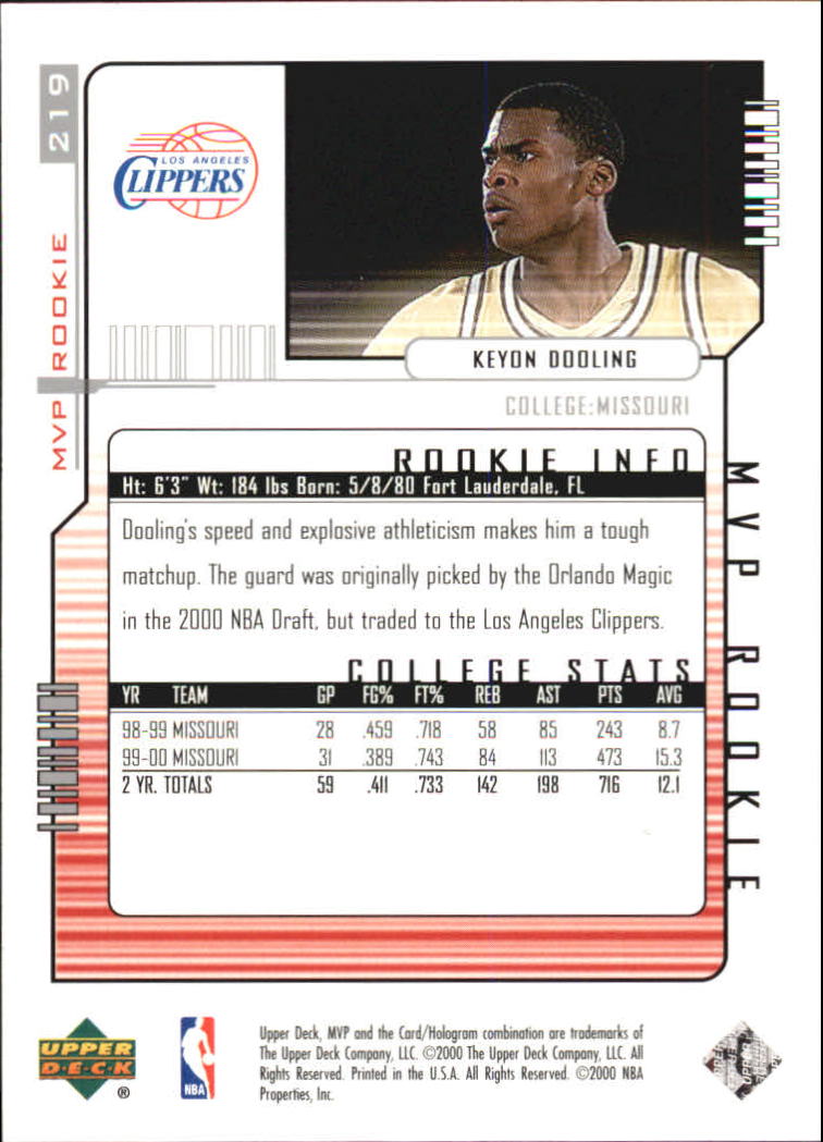 2000-01 Upper Deck MVP Basketball Silver Script Parallel Singles - You Choose - Bild 349 von 351