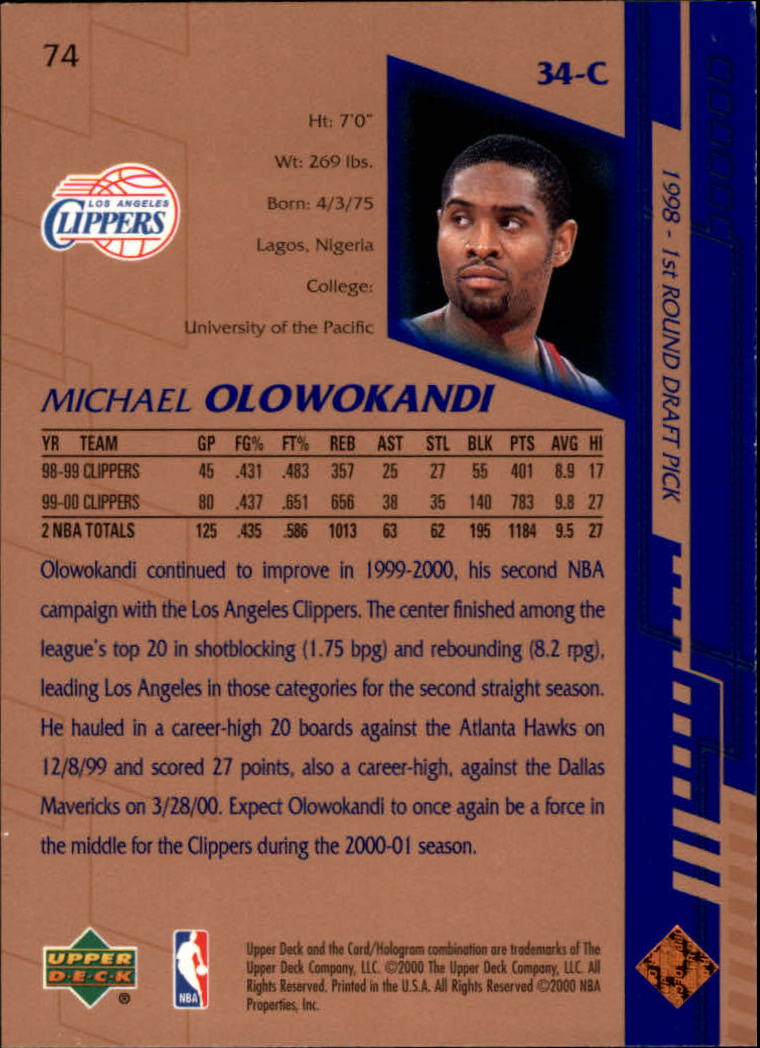 A7344- 2000-01 Upper Deck BK Karten 1-250 + Rookies -du Pick- 15 + Gratis US - Bild 132 von 338