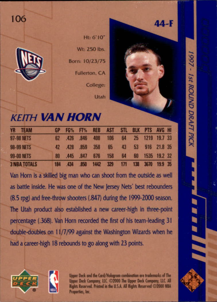 A7344- 2000-01 Upper Deck BK Karten 1-250 + Rookies -du Pick- 15 + Gratis US - Bild 174 von 338