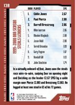 2000-01 Topps Tip-Off #138 Eddie Jones/Paul Pierce/Darrell Armstrong back image
