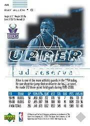 B1404- 2000-01 UD Reserve Basketball Card #s 1-120 -You Pick- 15+ FREE US SHIP - Picture 33 of 45