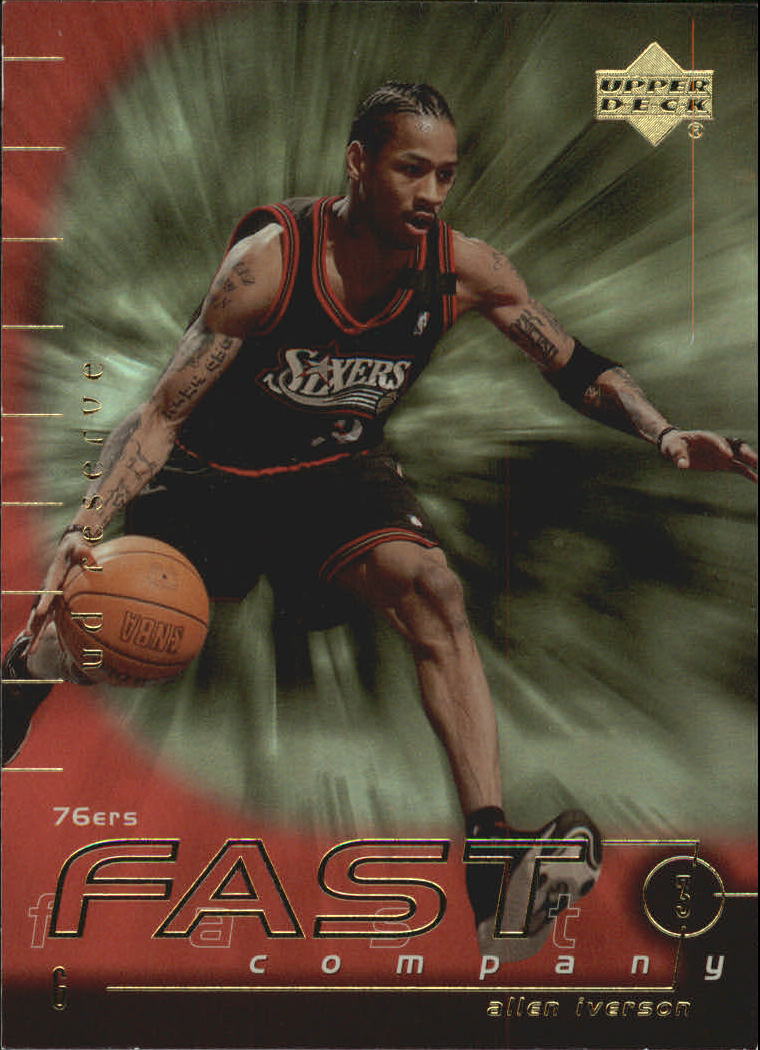 2000-01 UD Reserve Fast Company #FC3 Allen Iverson