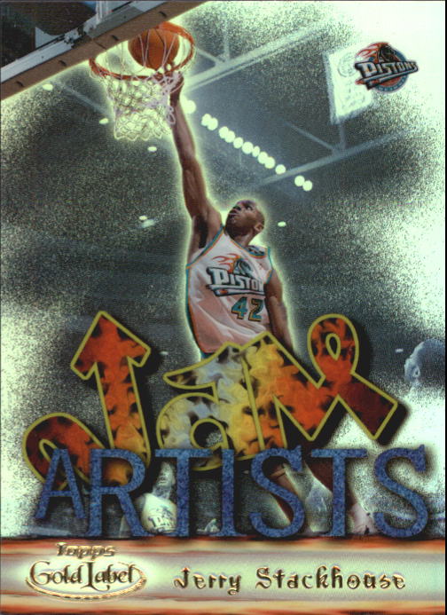 2000-01 Topps Gold Label Jam Artists #JA4 Jerry Stackhouse
