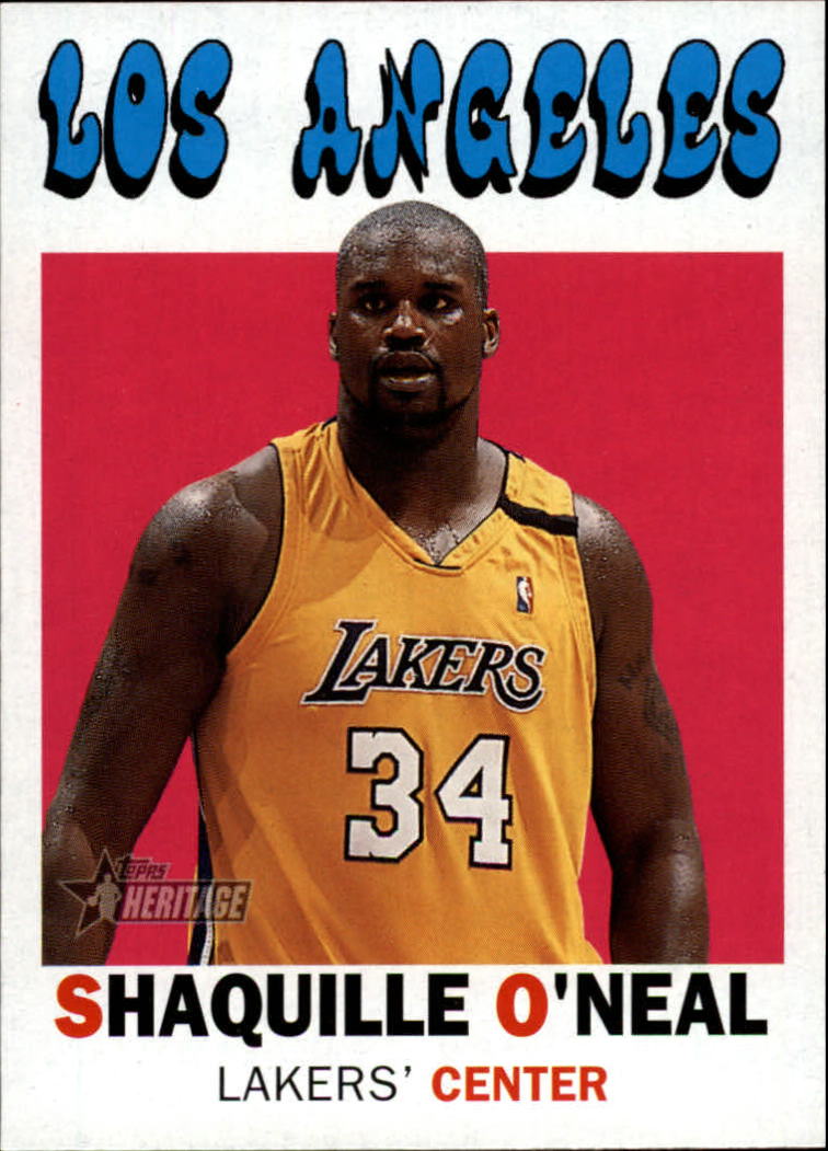 2000-01 Topps Heritage #15 Shaquille O'Neal