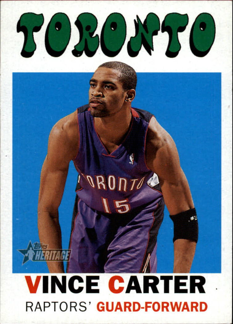 2000-01 Topps Heritage #18 Vince Carter