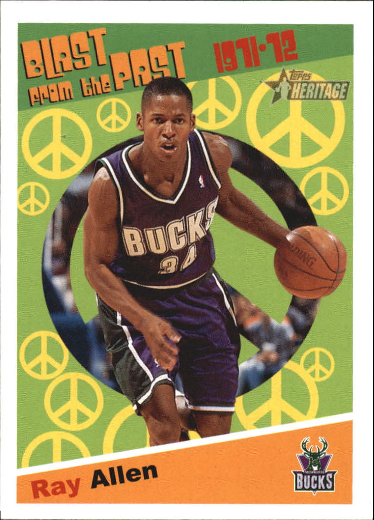 2000-01 Topps Heritage Blast from the Past #BP7 Ray Allen