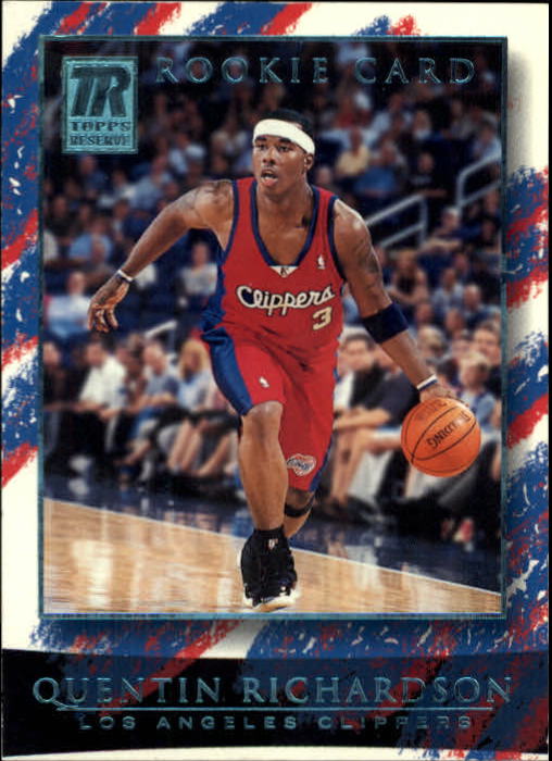 2000-01 Topps Reserve #118 Quentin Richardson/1499 RC