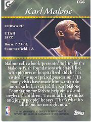 2000-01 Topps Gallery Charity Gallery #CG6 Karl Malone