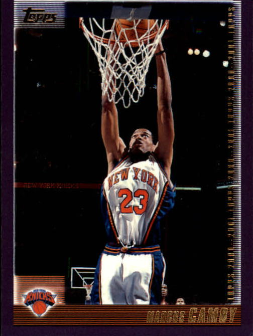 2000-01 Topps #2 Marcus Camby