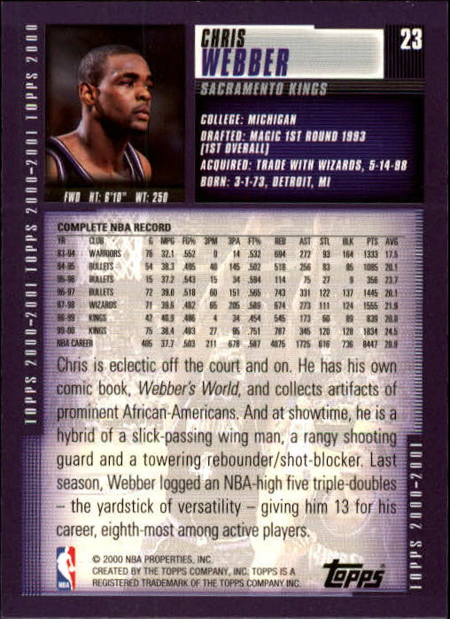 A1841- 2000-01 Topps Bk Card #s 1-295 +Inserts -You Pick- 15+ FREE US SHIP - Picture 43 of 449