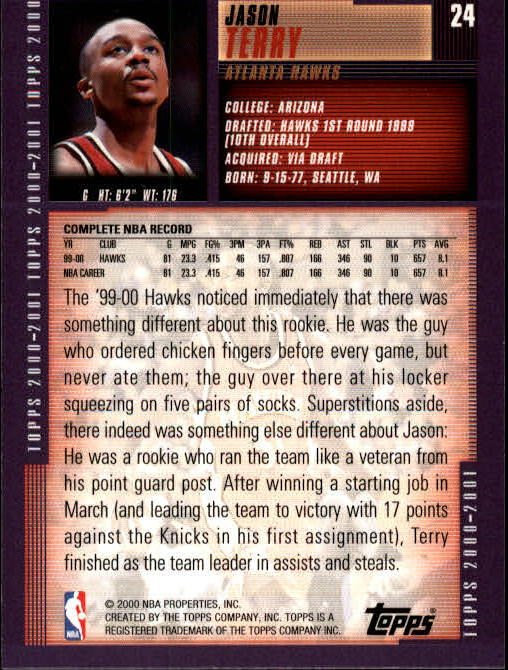 A1841- 2000-01 Topps Bk Card #s 1-295 +Inserts -You Pick- 15+ FREE US SHIP - Picture 45 of 449
