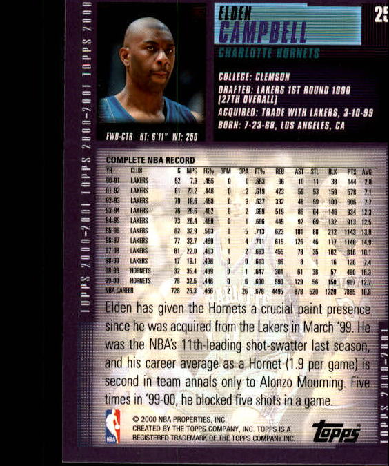 A1841- 2000-01 Topps Bk Card #s 1-295 +Inserts -You Pick- 15+ FREE US SHIP - Picture 47 of 449