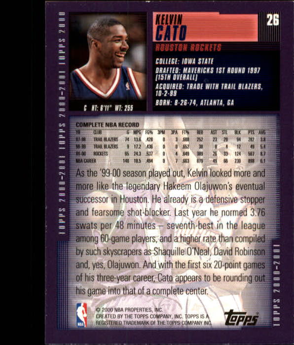 A1841- 2000-01 Topps Bk Card #s 1-295 +Inserts -You Pick- 15+ FREE US SHIP - Picture 49 of 449