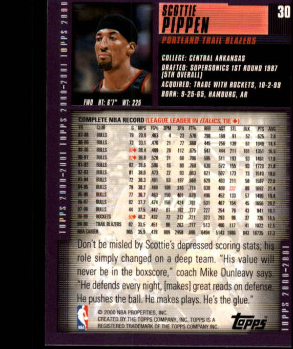 A1841- 2000-01 Topps Bk Card #s 1-295 +Inserts -You Pick- 15+ FREE US SHIP - Picture 57 of 449