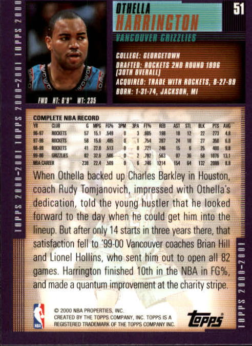 A1841- 2000-01 Topps Bk Card #s 1-295 +Inserts -You Pick- 15+ FREE US SHIP - Picture 95 of 449