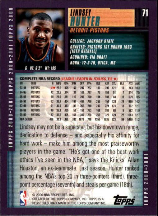 A1841- 2000-01 Topps Bk Card #s 1-295 +Inserts -You Pick- 15+ FREE US SHIP - Picture 131 of 449