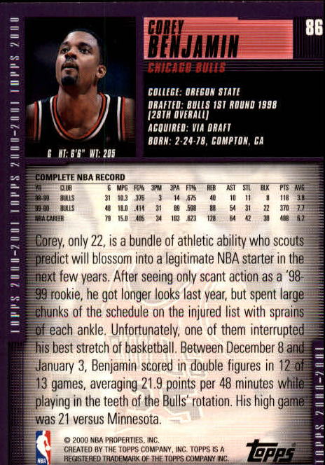 A1841- 2000-01 Topps Bk Card #s 1-295 +Inserts -You Pick- 15+ FREE US SHIP - Picture 157 of 449