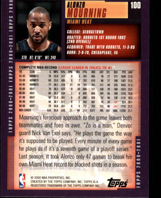 A1841- 2000-01 Topps Bk Card #s 1-295 +Inserts -You Pick- 15+ FREE US SHIP - Picture 185 of 449