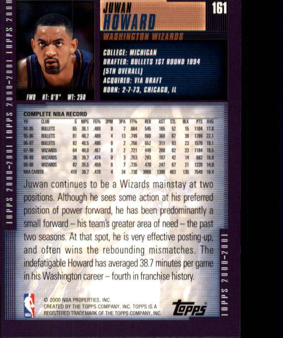 A1841- 2000-01 Topps Bk Card #s 1-295 +Inserts -You Pick- 15+ FREE US SHIP - Picture 245 of 449